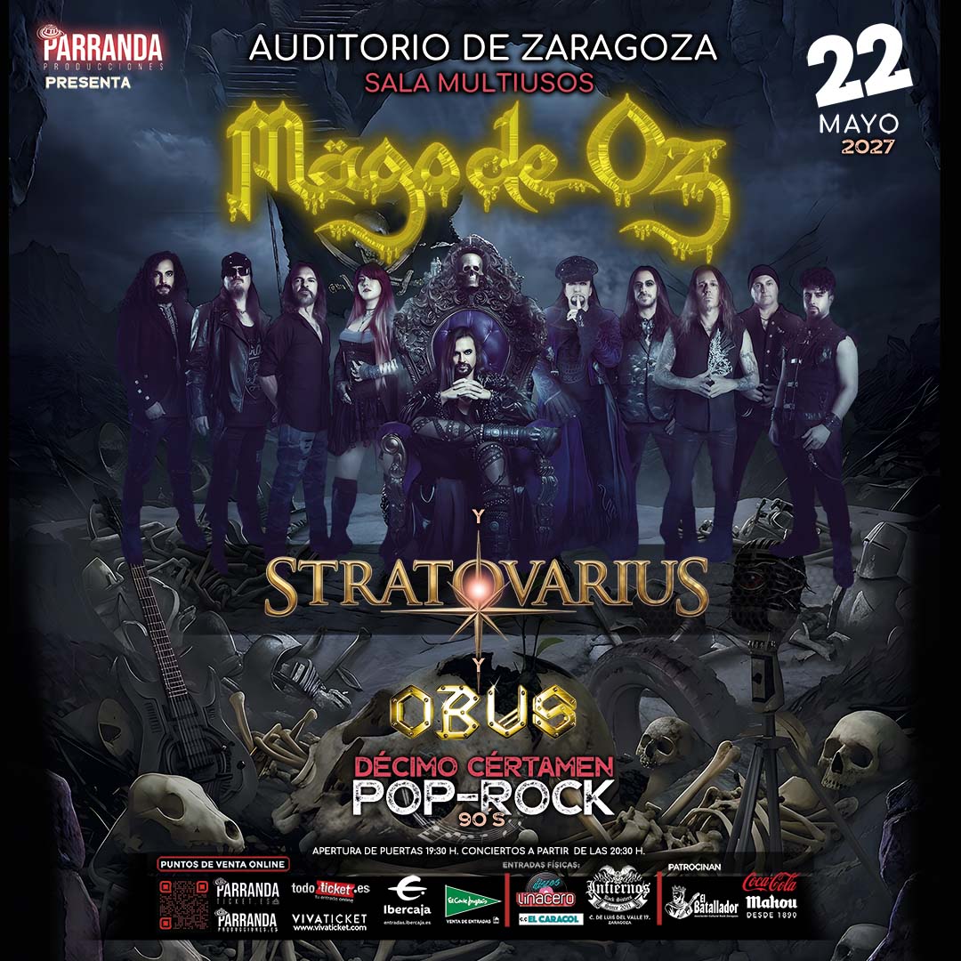 cartel mago de oz obus zaragoza 2027